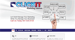 Desktop Screenshot of clickitmarketingsolutions.com